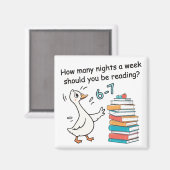 Aimant How Many Nights a Week Should You Be Reading 6-7 (Recto/Verso)