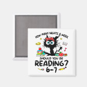 Aimant How Many Nights A Week Should You Be Reading 6–7 T (Recto/Verso)