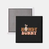 Aimant Howdy Bunny Pays de Pâques Ouest (Recto/Verso)