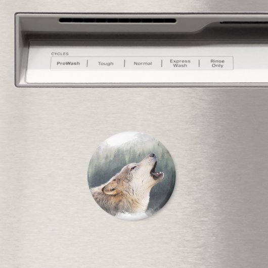 Aimant Howling Wolf (In Situ (Lave-vaisselle))