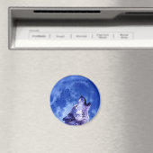 Aimant Howling Wolf à Moon (In Situ (Lave-vaisselle))