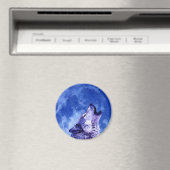 Aimant Howling Wolf à Moon (In Situ (Lave-vaisselle))