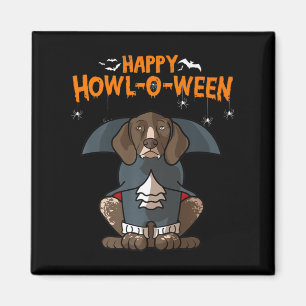 Aimant Howloween Chien d'arrêt allemand à poil court Hall