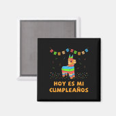 Aimant Hoy Es Mi Cumpleanos Pinata Anniversaire Cinco De  (Recto/Verso)