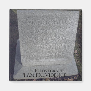 Aimant HP Lovecraft Grave - I Am Providence