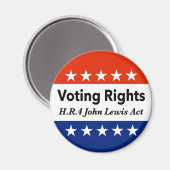 Aimant HR4 John Lewis Loi sur les droits de vote (Recto/Verso)