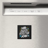 Aimant Hr Manager Human Resource Employee Workplace Drama (In Situ (Lave-vaisselle))