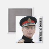 Aimant HRH Duke d'Édimbourg (Recto/Verso)