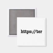 Aimant https://ter / code html (Recto/Verso)