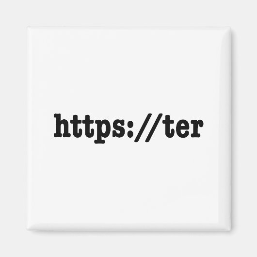 Aimant https://ter / code html (Devant)