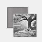 Aimant Huckleberry & Tom (Recto/Verso)