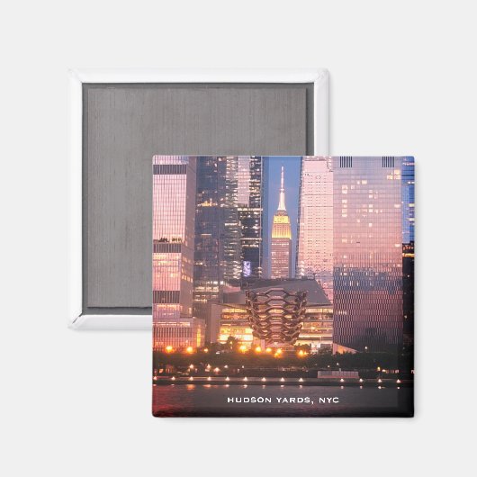 Aimant Hudson Yards (navire) Empire State Building, New Y (Recto/Verso)