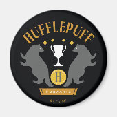 Aimant HUFFLEPUFF™ Badger and Cup House Pride Graphisme (Devant)