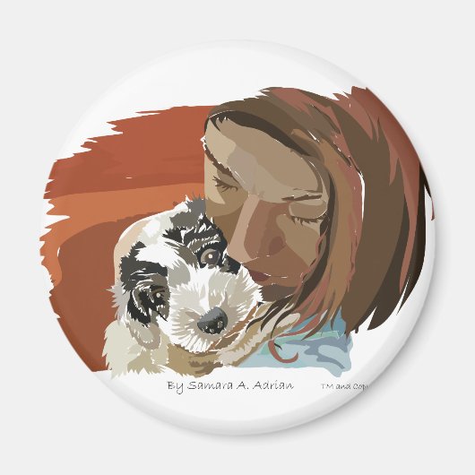 AIMANT HUGGABLE PUPPY (Devant)