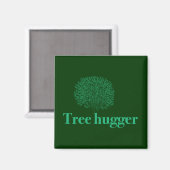Aimant Hugger d'arbre avec illustration de l'arbre (Recto/Verso)