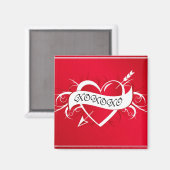 AIMANT HUGS ET KISSES (Recto/Verso)