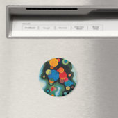 Aimant Huile Abstraite de Kandinsky Deepened Impulse sur  (In Situ (Lave-vaisselle))