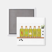 Aimant Huile aromatisée (Recto/Verso)