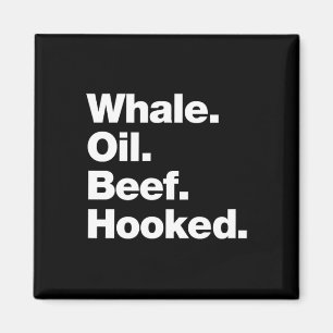 Aimant Huile de baleine bœuf accroché accent irlandais dr