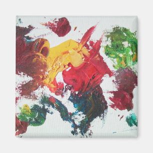 Aimant Huile Peinture rouge Palette Magnat