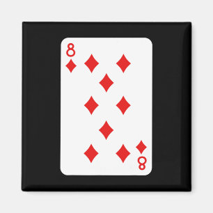 Aimant Huit De Diamants Jouer Des Cartes Costume Hallowee