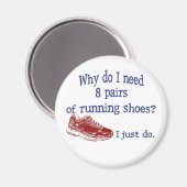 Aimant Huit paires de chaussures (Recto/Verso)