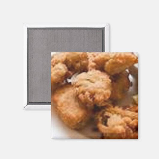 Aimant Huîtres frites profondes (Recto/Verso)