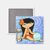 AIMANT HULA EST PUURFECTIVEMENT COOLA (Recto/Verso)