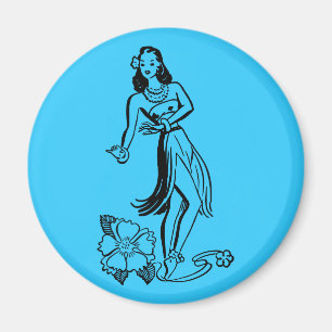 Aimant Hula Girl