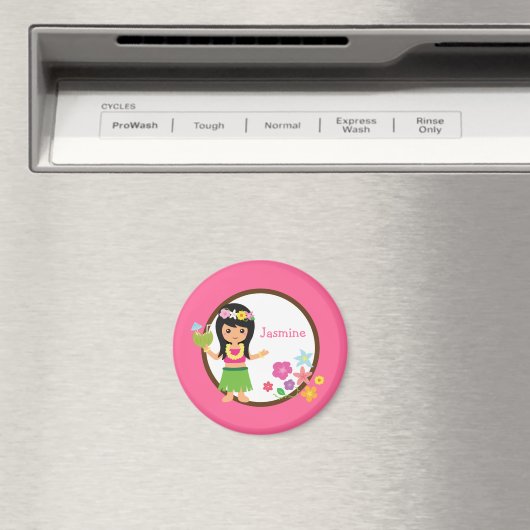 Aimant Hula Girl Luau Fête Thématique Faveurs (In Situ (Lave-vaisselle))