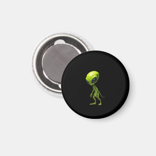Aimant humanoïde vert (Recto/Verso)