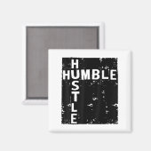 Aimant Humble Hustle Insrational Motivational Entrepreneu (Recto/Verso)