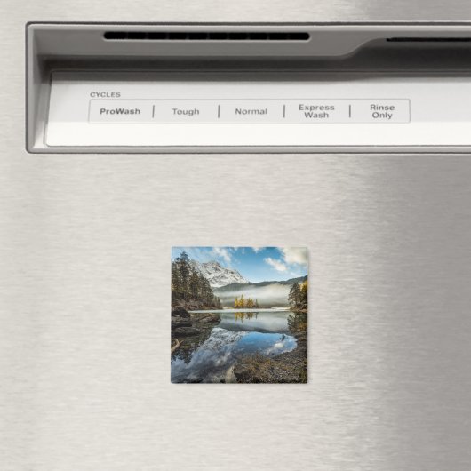 Aimant Humeur du matin | Lac Eibsee (In Situ (Lave-vaisselle))