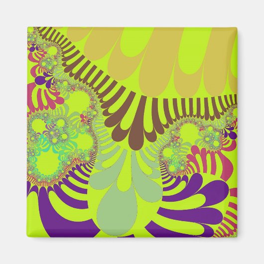 Aimant Humeur jaune et violet (Devant)