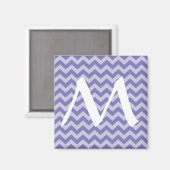 Aimant Humeurs marocaines violettes Chevrons (Recto/Verso)