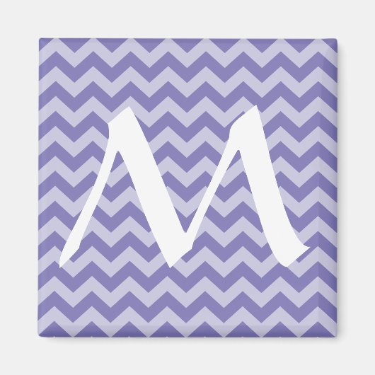 Aimant Humeurs marocaines violettes Chevrons (Devant)