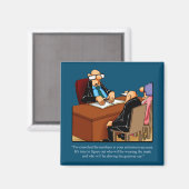 Aimant Humour à la retraite Fête de l'aimant Favoriser (Recto/Verso)