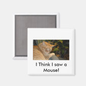 Aimant Humour Chat et souris (Recto/Verso)