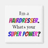 Aimant Humour coiffeur (Devant)