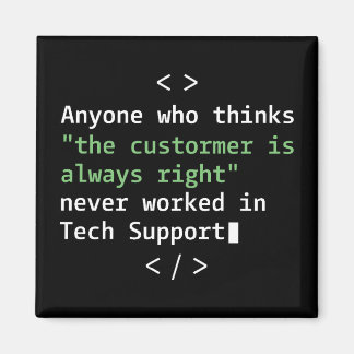 Aimant Humour de l'assistance technique pour le service c