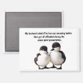 Aimant Humour de mari drôle (Recto/Verso)