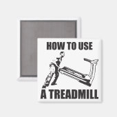 Aimant Humour d'entraînement - Comment utiliser un tapis  (Recto/Verso)