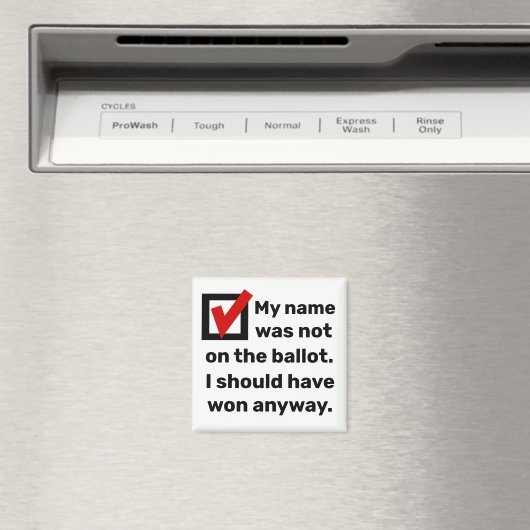 Aimant Humour des élections 2024 (In Situ (Lave-vaisselle))