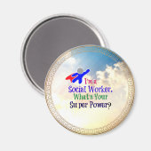 Aimant Humour des travailleurs sociaux (Recto/Verso)
