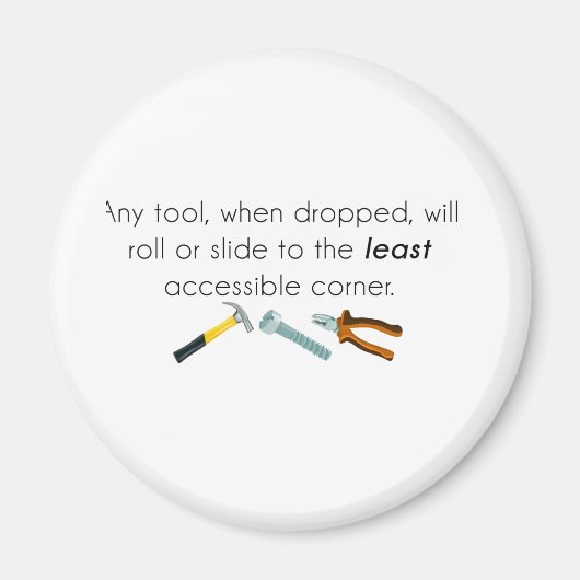 Aimant Humour d'ingénierie (Devant)