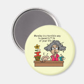 Aimant Humour du lundi (Recto/Verso)