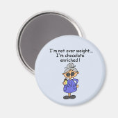 Aimant Humour enrichi par chocolat (Recto/Verso)