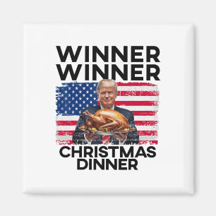 Aimant Humour Funny Trump Gagnante du dîner de Noël M