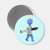 Aimant Humour infirmière (Recto/Verso)