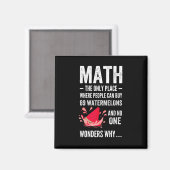 Aimant Humour mathématique (Recto/Verso)
